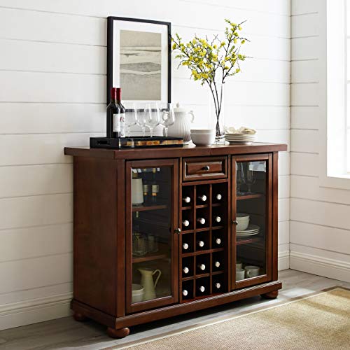 Black Sliding Top Bar Cabinet E5606