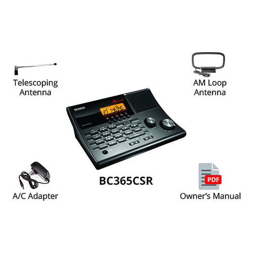Clock Radio Scanner with Weather Alert W12491
