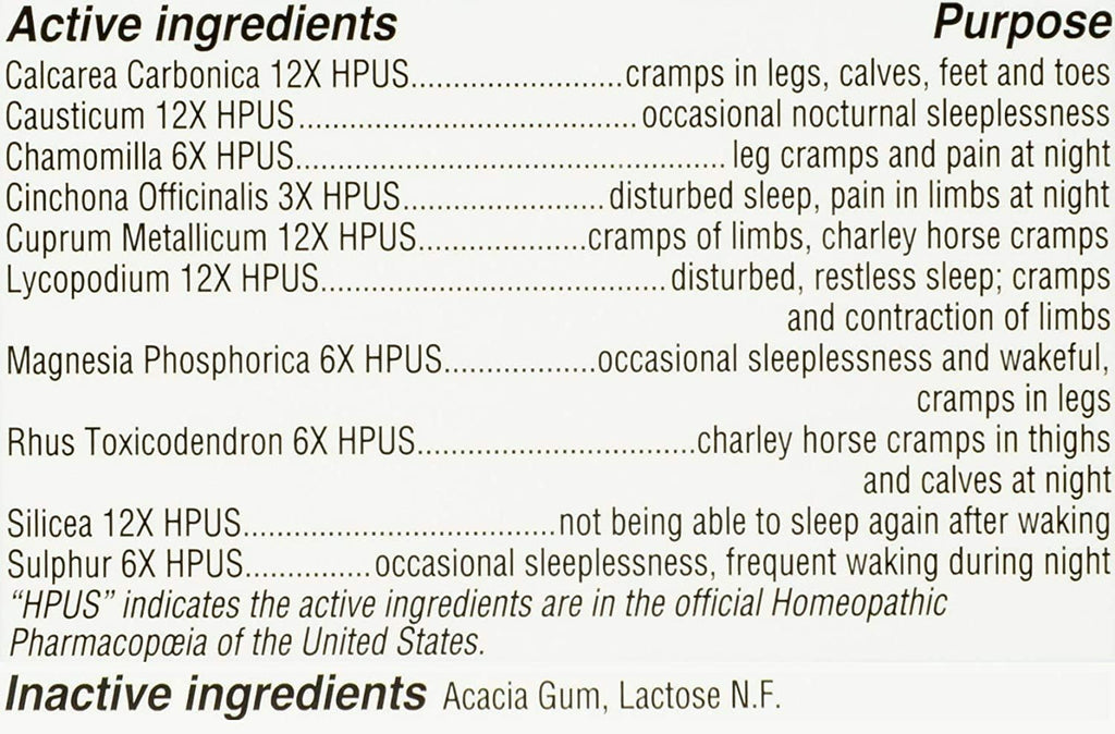50 Count Leg Cramps PM Tablets J304199