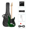 Full Size Electric Guitar with 20W Amp and Accessories Pack Guitar Bag (Blue) J929