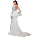 Sweetheart Illusion Neckline Lace Applique Bodycon Mermaid Wedding Dress A9920