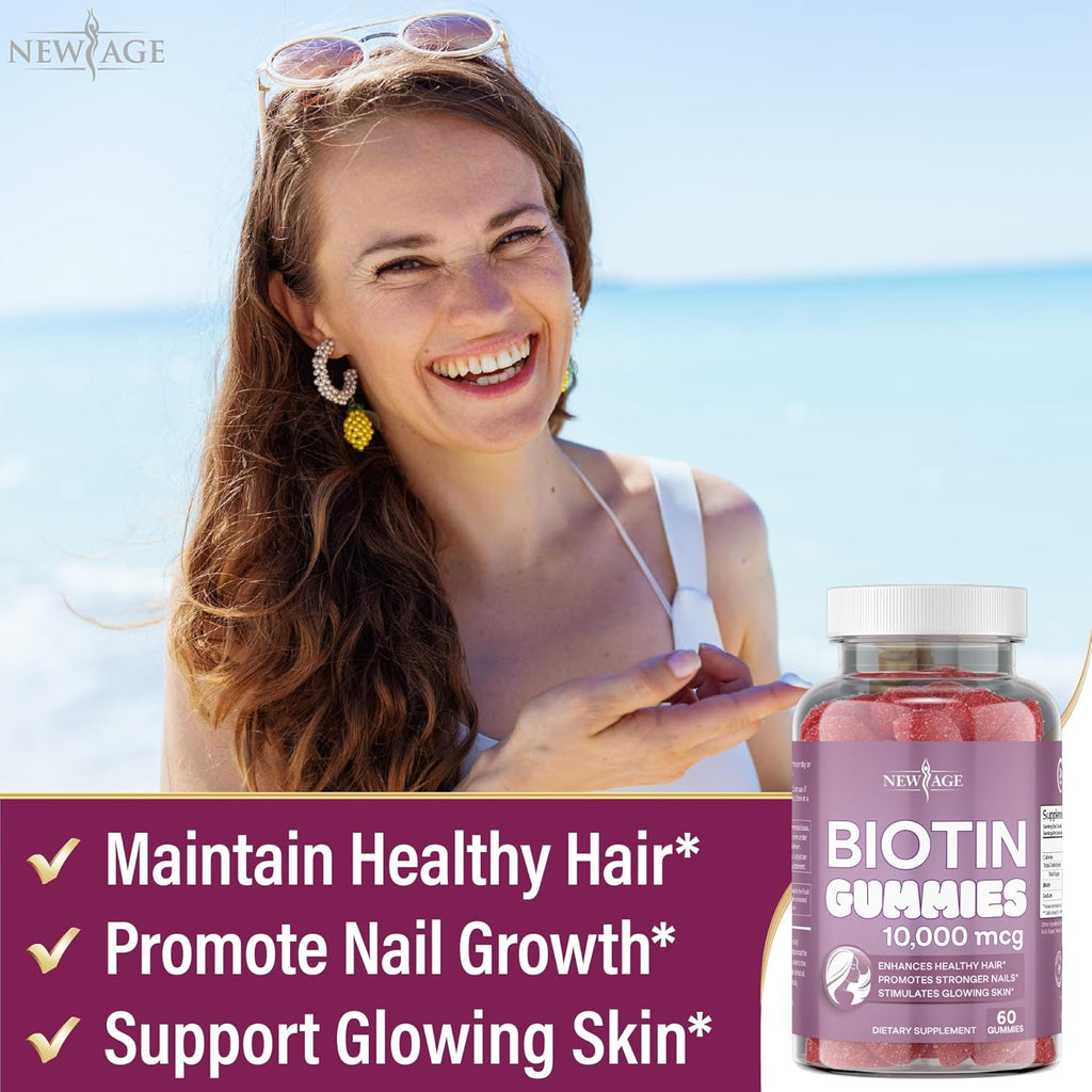 Biotin Gummies 10,000 mcg 120 Count R4241