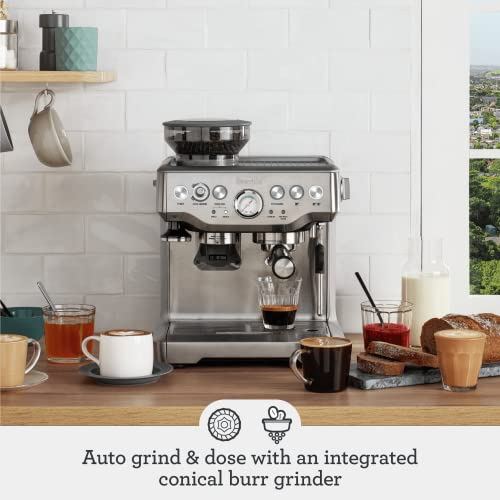 Brushed Stainless Steel Espresso Machine V640