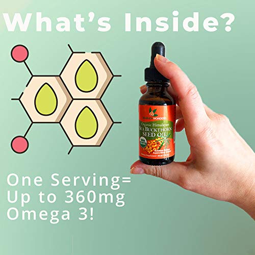 1 FL OZ Organic Sea Buckthorn Seed Oil H956674