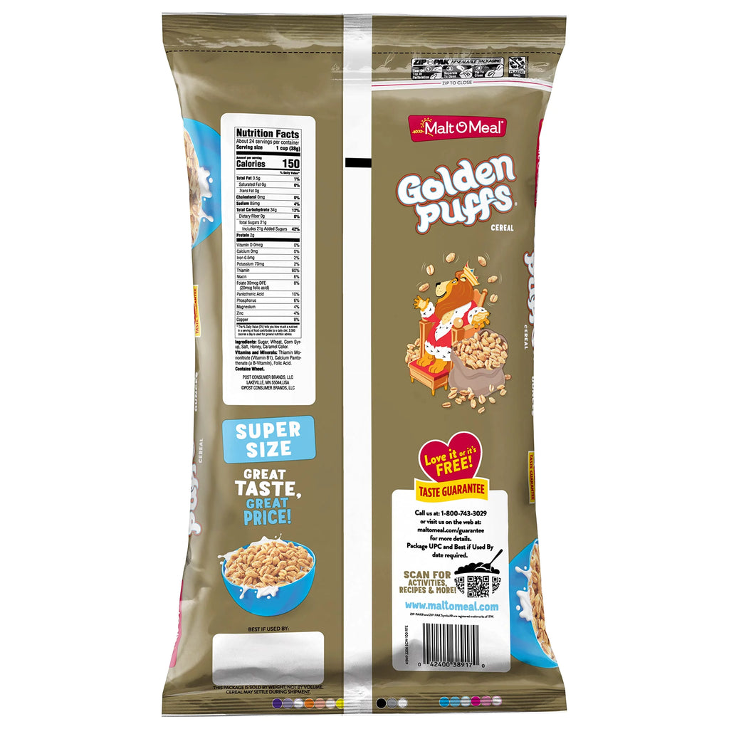 Family Size Cereal, (Pack of 4) F423
