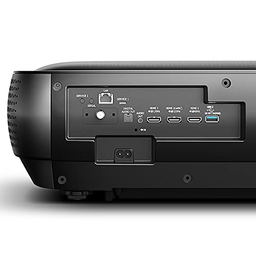 4K UHD Triple-Laser Ultra Short Throw Projector with 100" ALR Screen, 3000 Lumens W322208