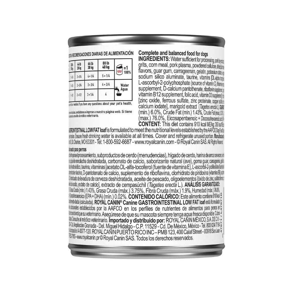 Veterinary Diet Gastrointestinal Low Fat Canned Dog Food E197