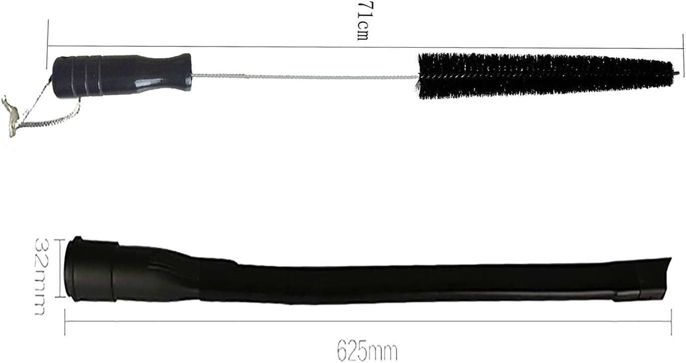 28 Inch Dryer Vent Cleaner Kit with Flexible Brush and Vacuum Hose Attachment K50798