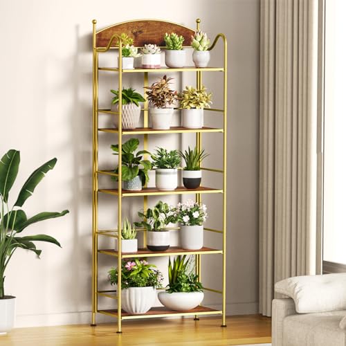 5 Shelf Black Folding Bookcase M54906