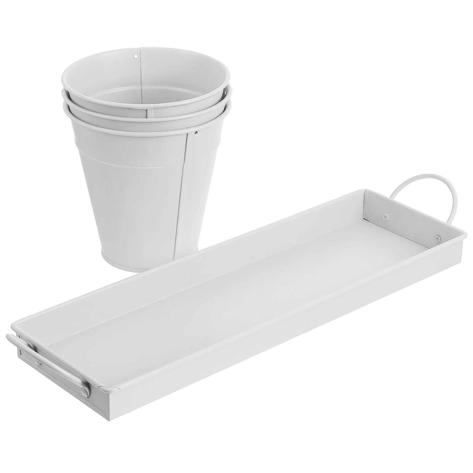 9 pcs Garden Flower Pot with 1pc Tray S905235