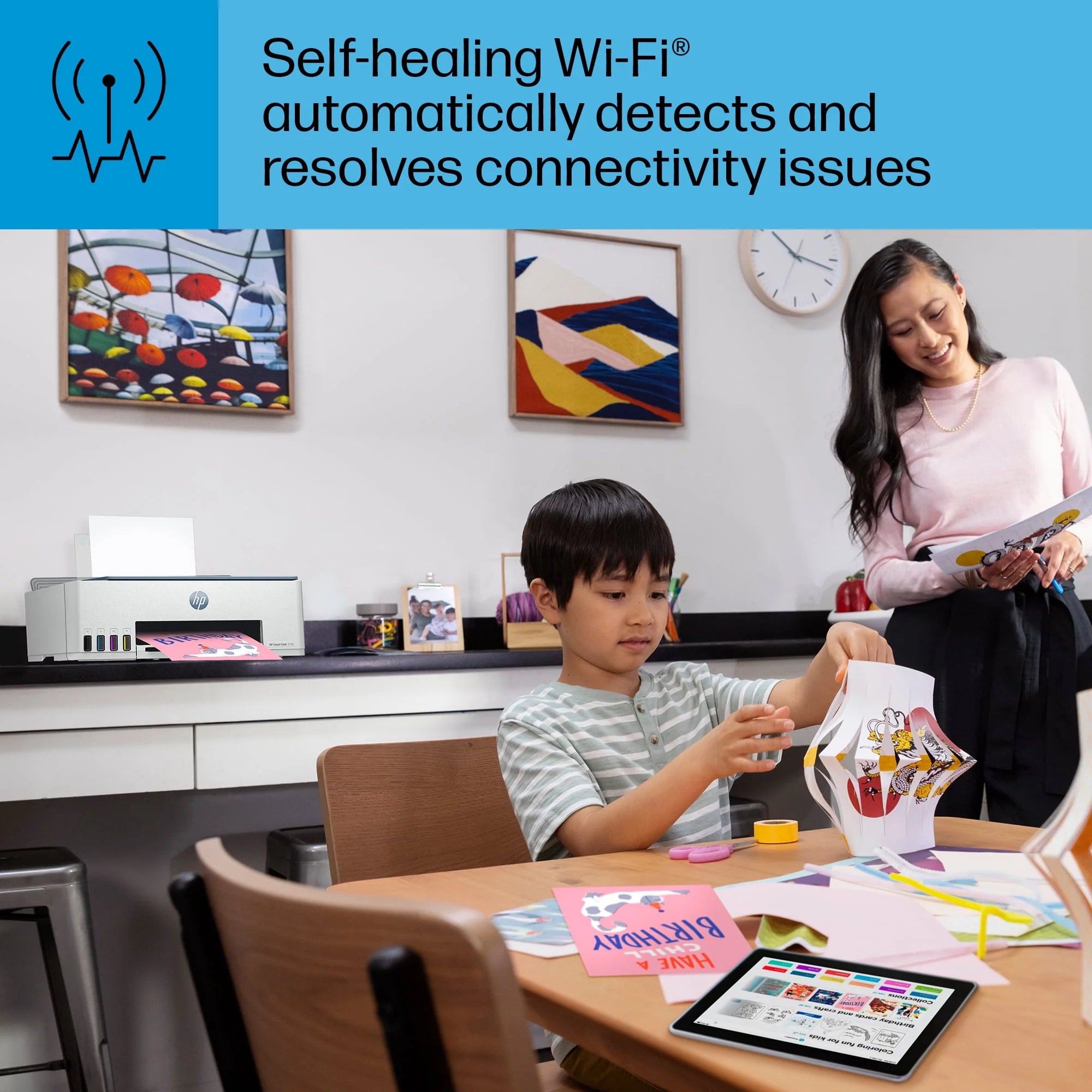 Wireless All-in-One Color Inkjet Tank Printer F9275