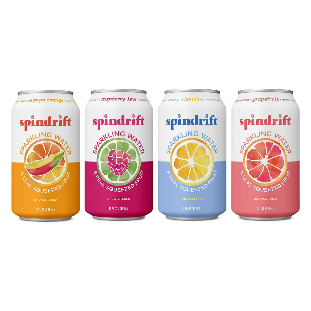 Sparkling Water, 4 Flavor Variety Pack, 12 Fl Oz (Pack Of 20) N295498