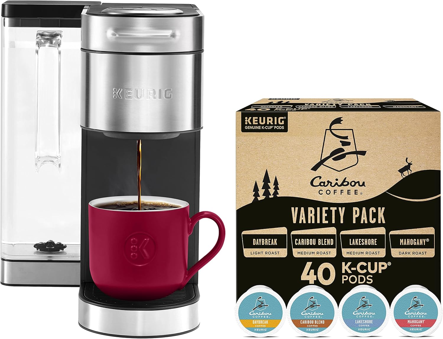 Single Serve Coffee Maker with 40 K-Cup Pods W4046