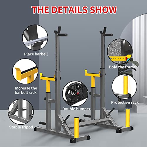 Adjustable Squat Rack Barbell Rack T35585