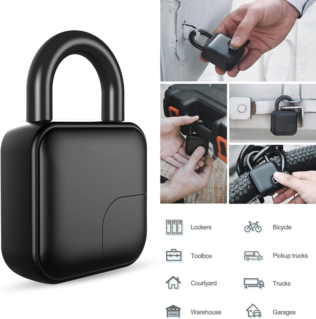 Smart Waterproof Fingerprint Padlock T271