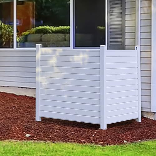 48"W X 48"H Outdoor Freestanding Vinyl Privacy Screen S771