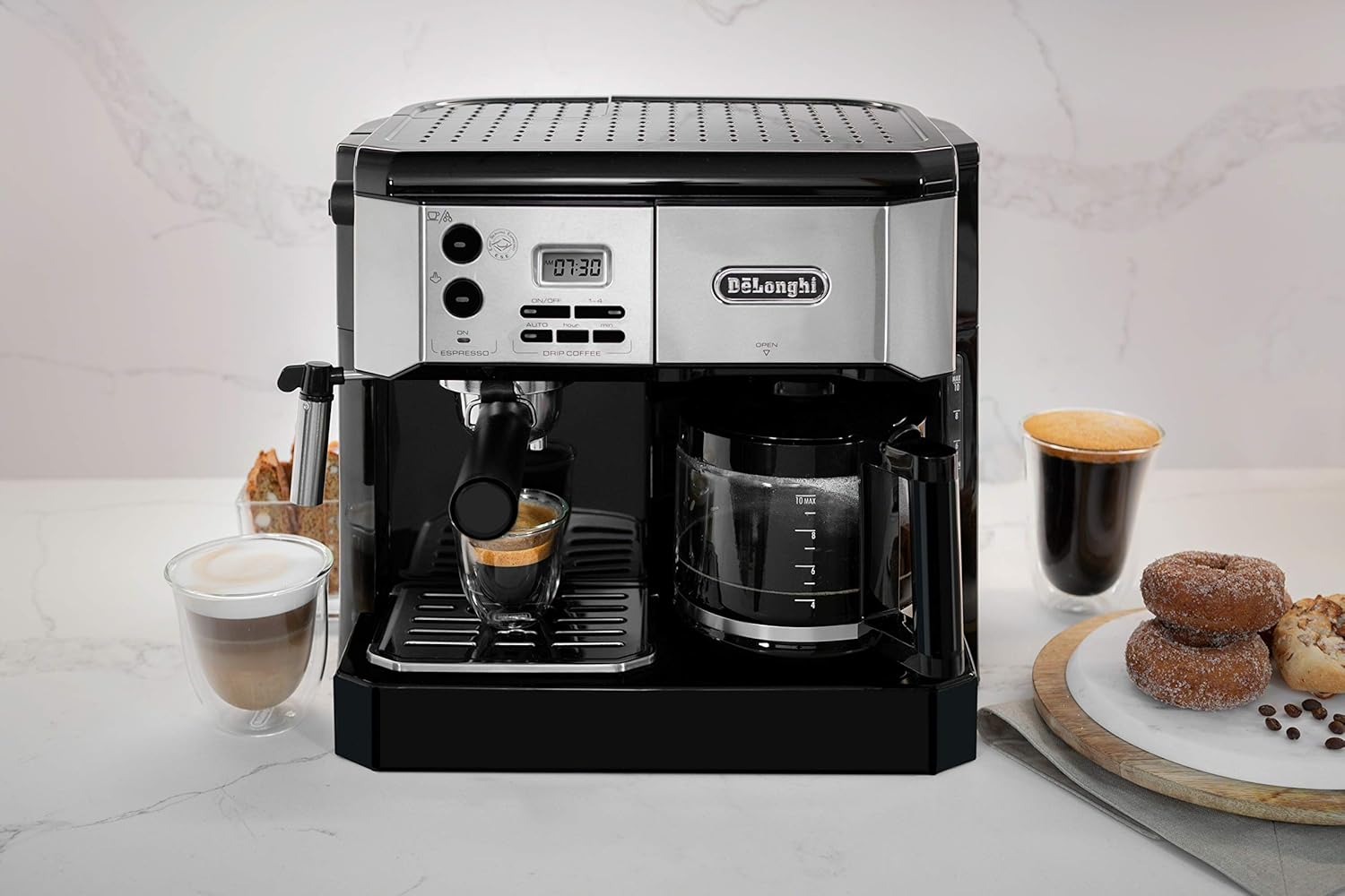 All-in-One Combination Espresso Machine with Milk Frother 10-Cup R3405