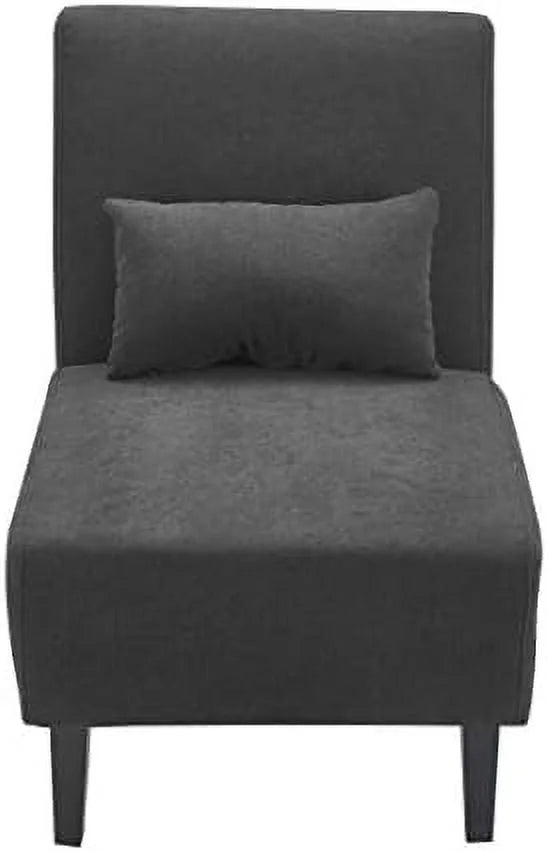 Light Gray Slipper Accent Chair J727393