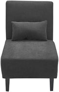 Light Gray Slipper Accent Chair J727393