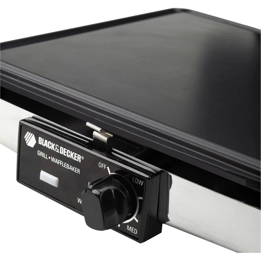3-in-1 Waffle Maker & Indoor Grill Griddle U64355