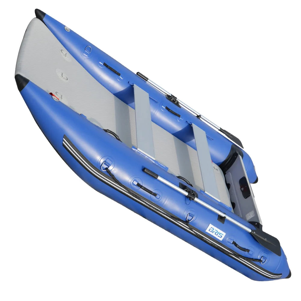 11 ft Inflatable Catamaran Boat Blue O475
