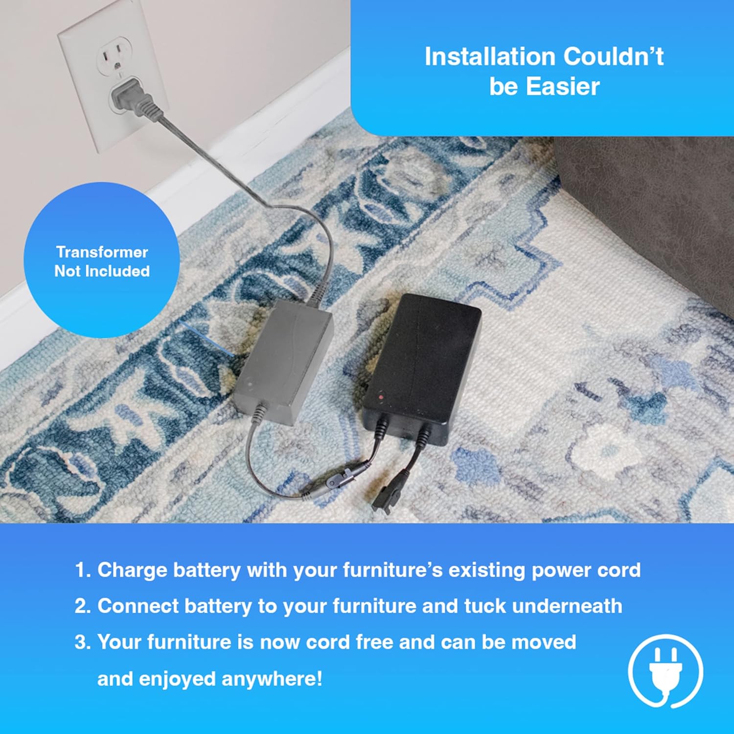 Rechargeable Battery Pack for Electric Recliners H8947