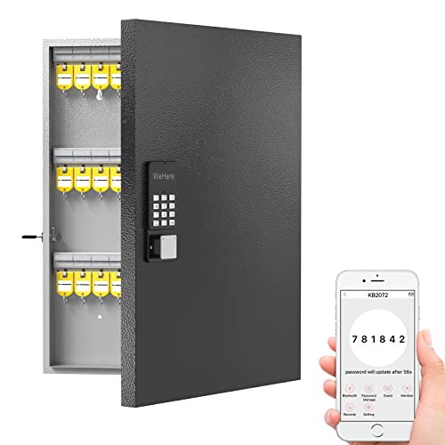 Black 32 Key Cabinet Key Lock Box X94196
