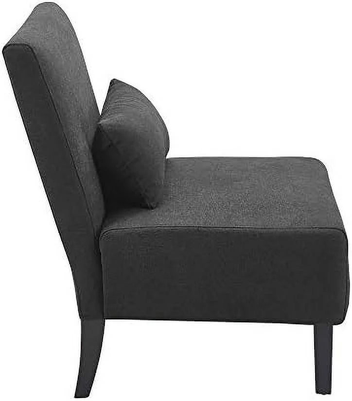 Light Gray Slipper Accent Chair J727393