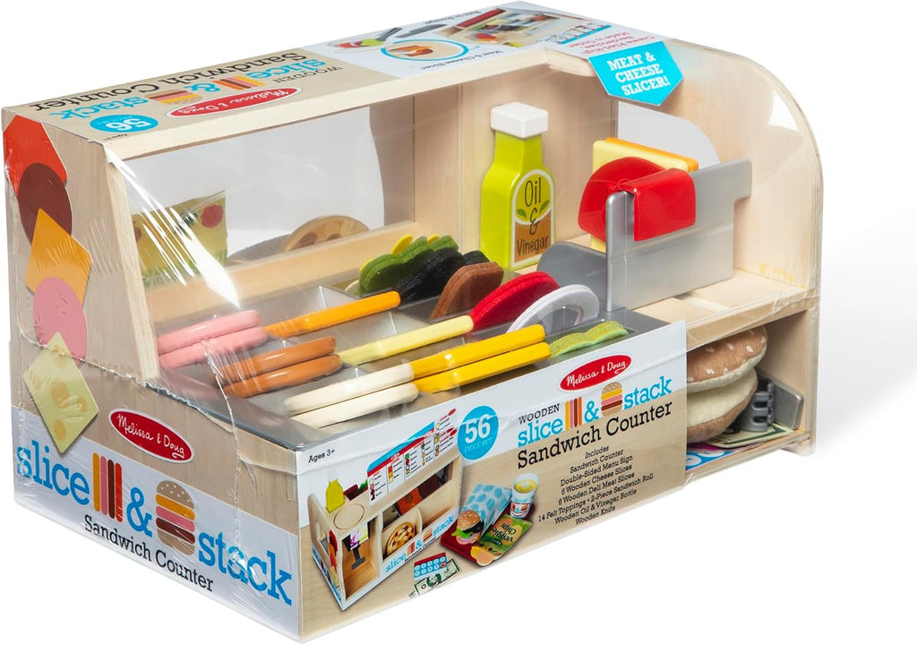 56-Piece Wooden Pretend Play Food Set X3967