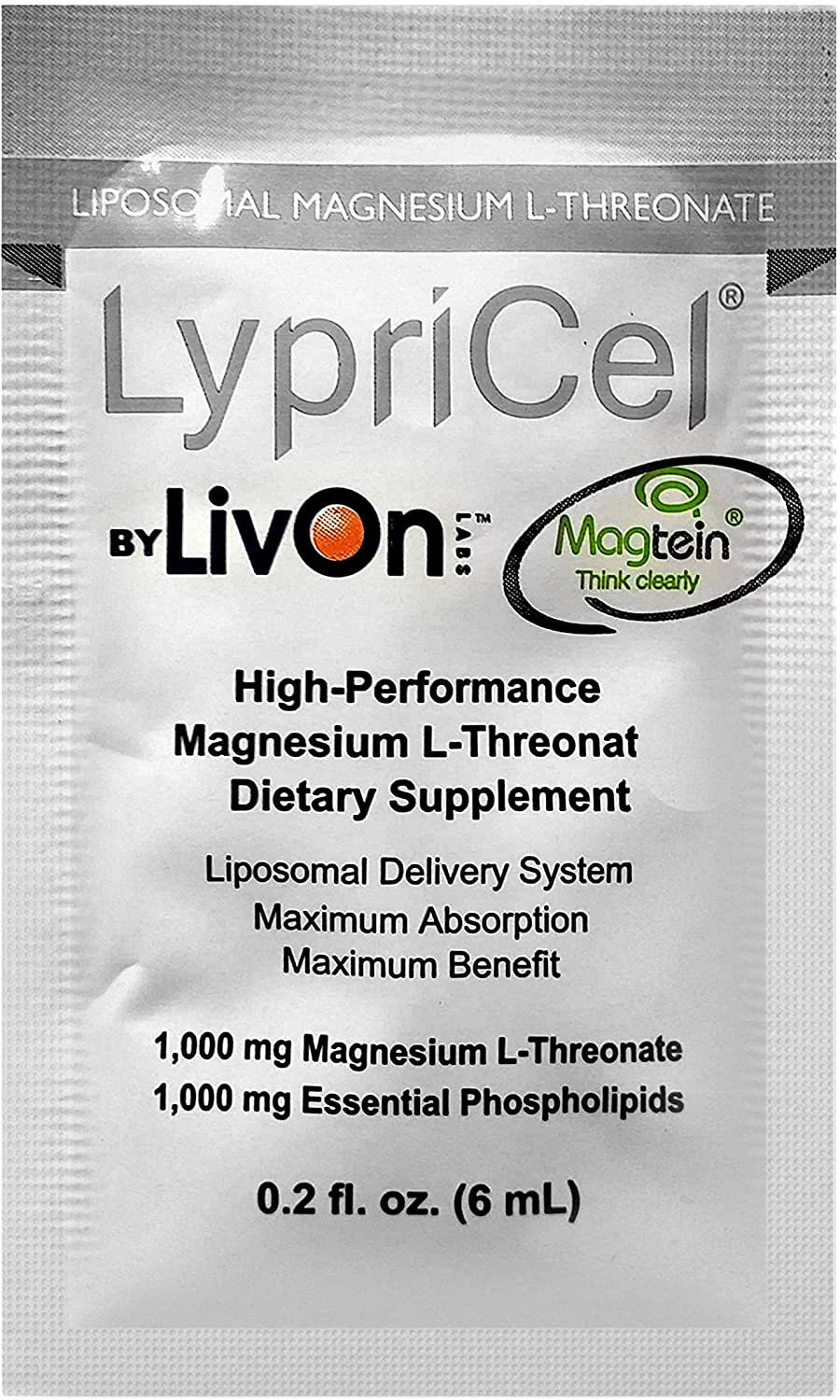 Liposomal Magnesium L-Threonate 30 Packets L10058