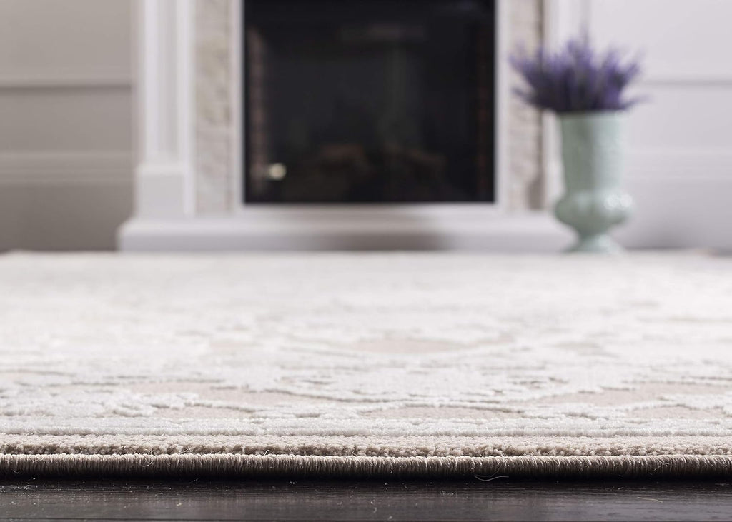 Beige & Cream Runner Rug M45152