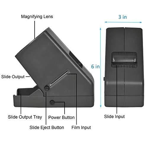 USB Powered 35mm Negative Slide Film Viewer with 3X Magnification S24901