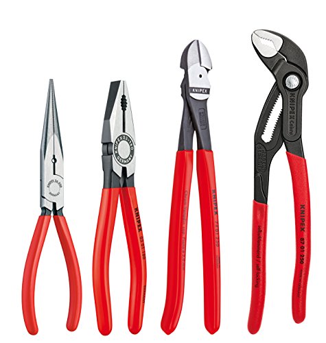 2 Piece Extra Long Needle Nose Pliers Set With Keeper Pouch V120495