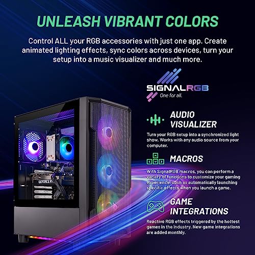 Mini Gaming PC Desktop, Ryzen 7 5700, NVIDIA RTX 4060 8GB, 1TB SSD, 16GB DDR4 RAM 3200, 650W Gold PSU, Win 11 Home V12531