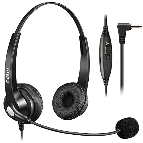2.5mm Phone Headset with Microphone Noise Cancelling Q352