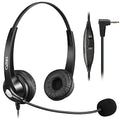 2.5mm Phone Headset with Microphone Noise Cancelling Q352