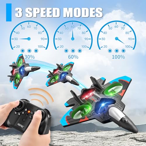 Foam Remote Control Airplane RC Plane Fighter Jet with Light J864049
