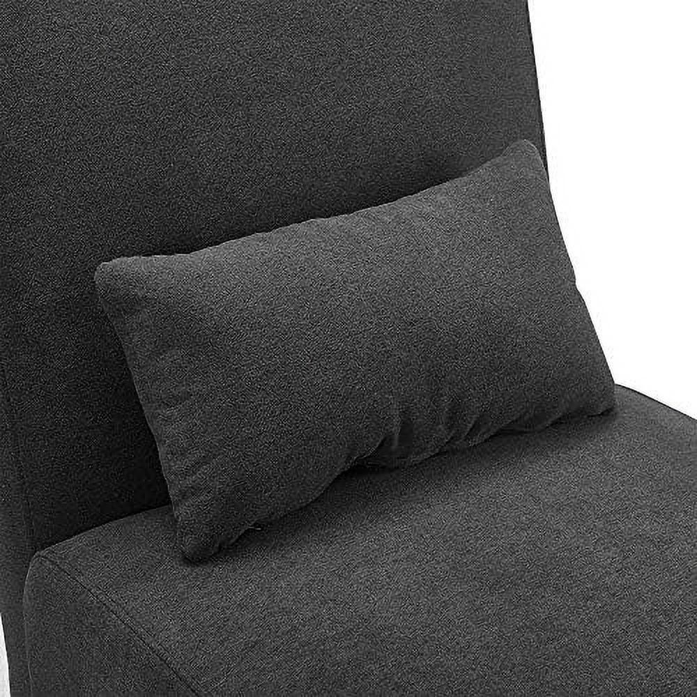 Light Gray Slipper Accent Chair J727393