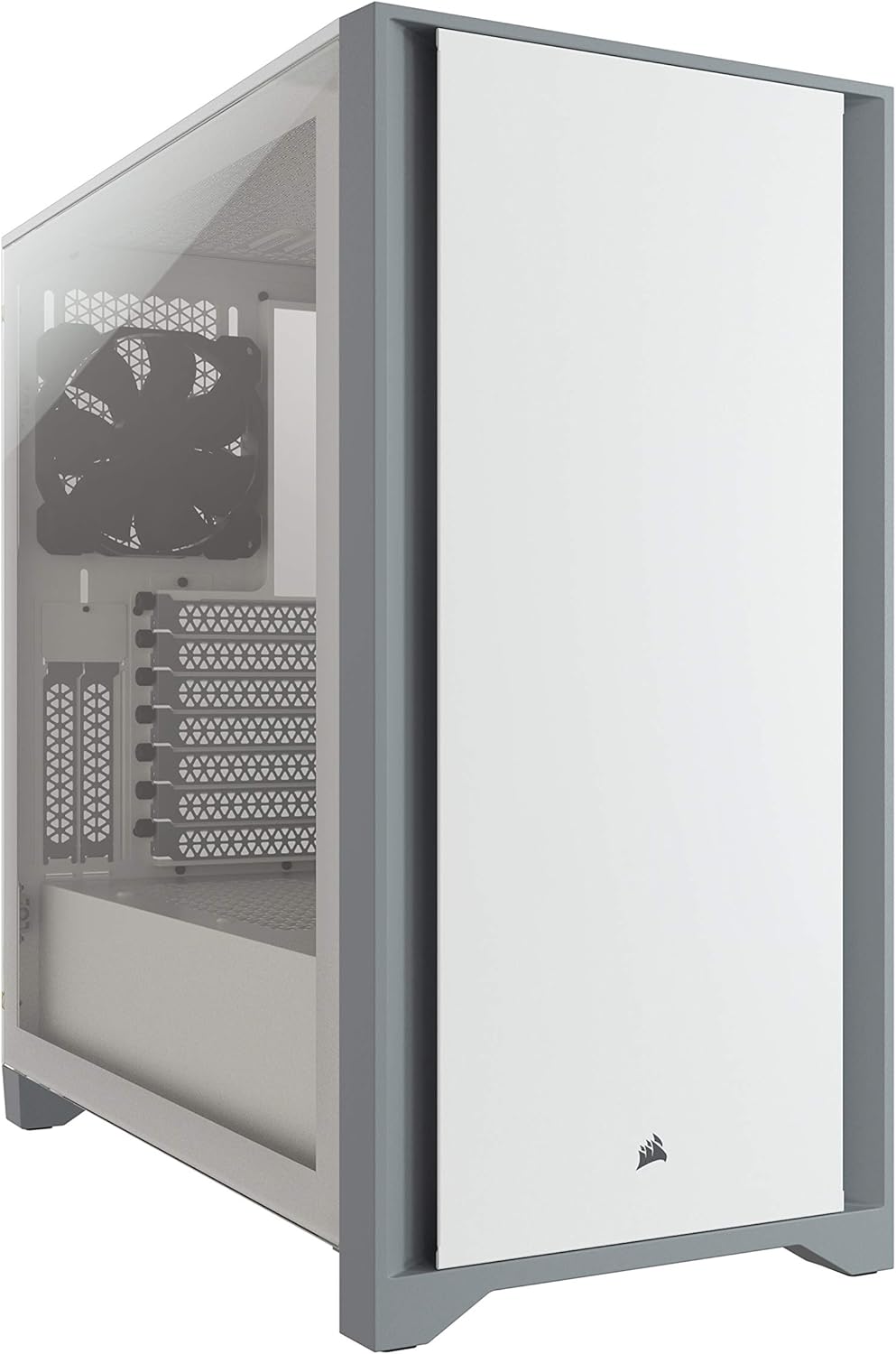 Black Tempered Glass Mid-Tower ATX PC Case Y21380