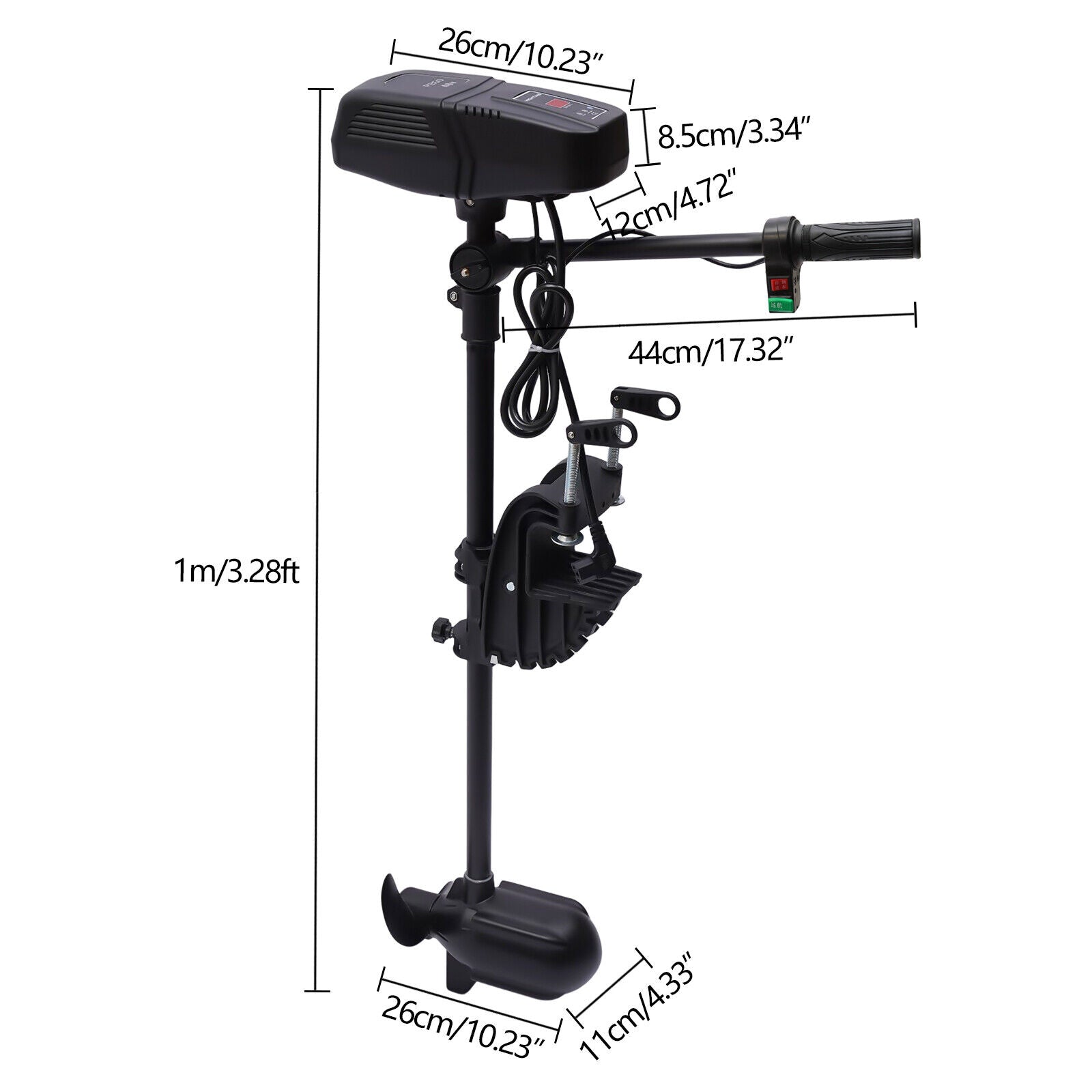 1400W 48V Electric Outboard Trolling Motor C753