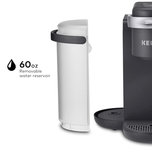 Single-Serve Coffee Maker with Milk Frother, Dark Charcoal V9843