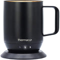 Midnight Black 14 oz Electric Coffee Mug with Lid Q849