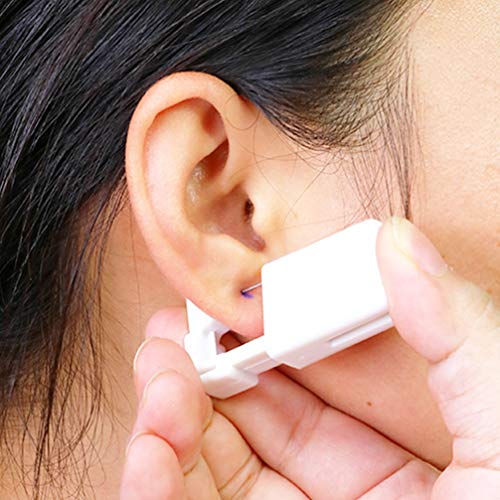 Disposable Self Mixed Colors Ear Piercing Gun Kit Tool (Gold) A7375