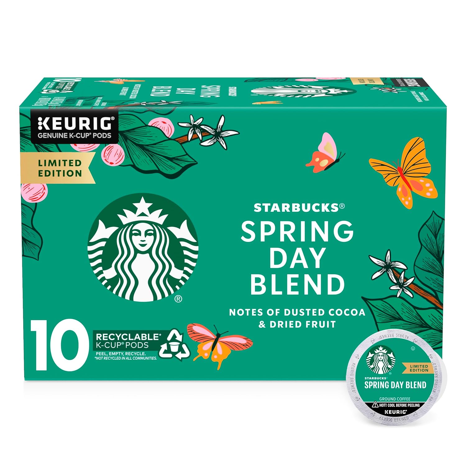 1 Box (10 Pods) Medium Roast Arabica Coffee Pods F279