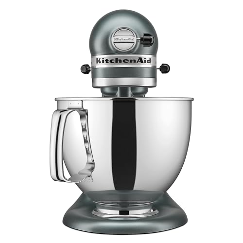 5 Quart Tilt Head Stand Mixer with Pouring Shield, Removable bowl, Aqua Sky L71289