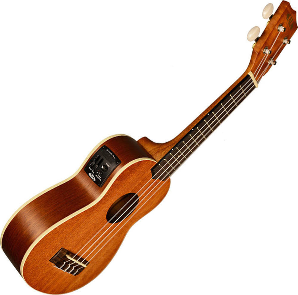 Satin Mahogany Soprano Acoustic-Electric Ukulele D395289