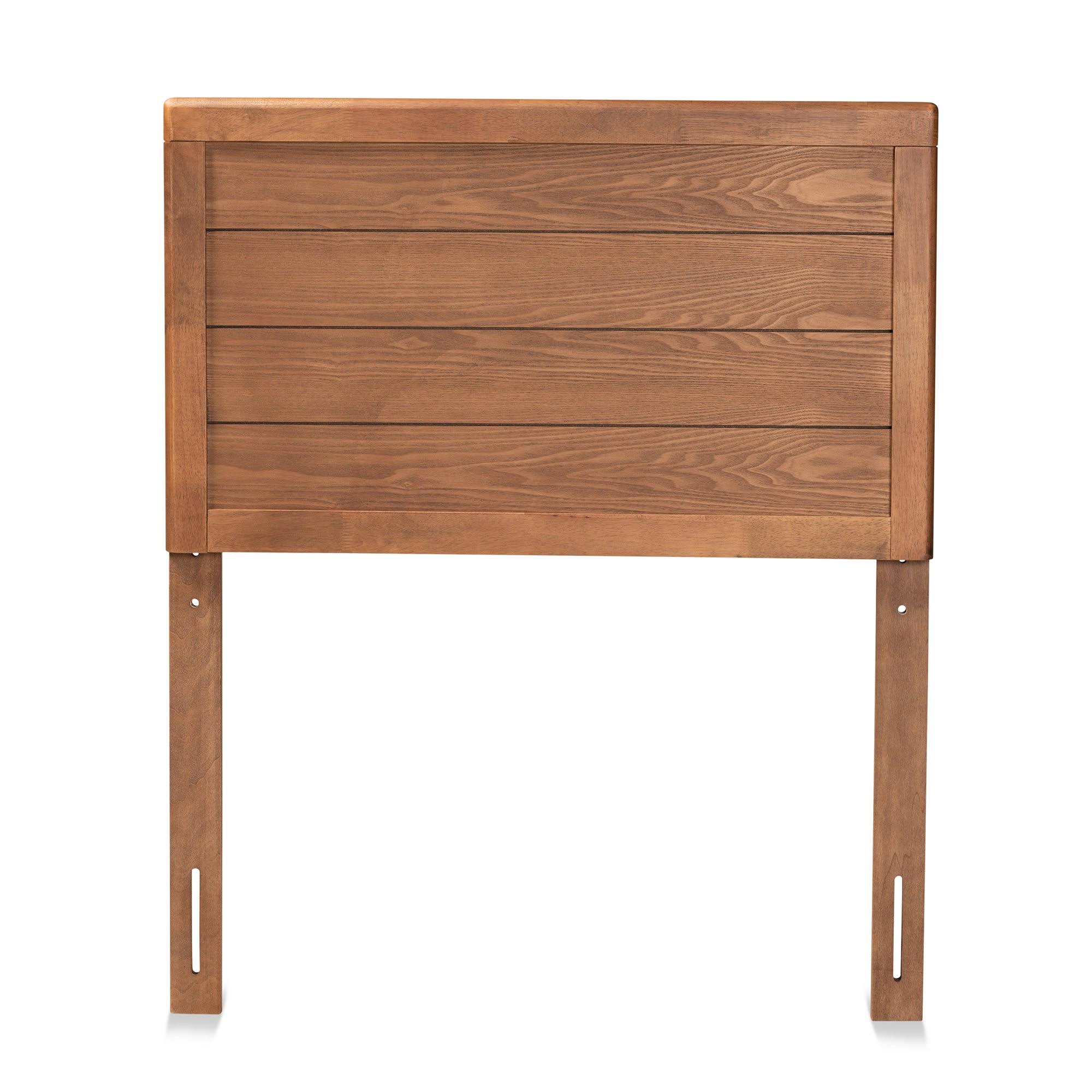 Walnut Brown Finished Wood Twin Size Headboard K56791