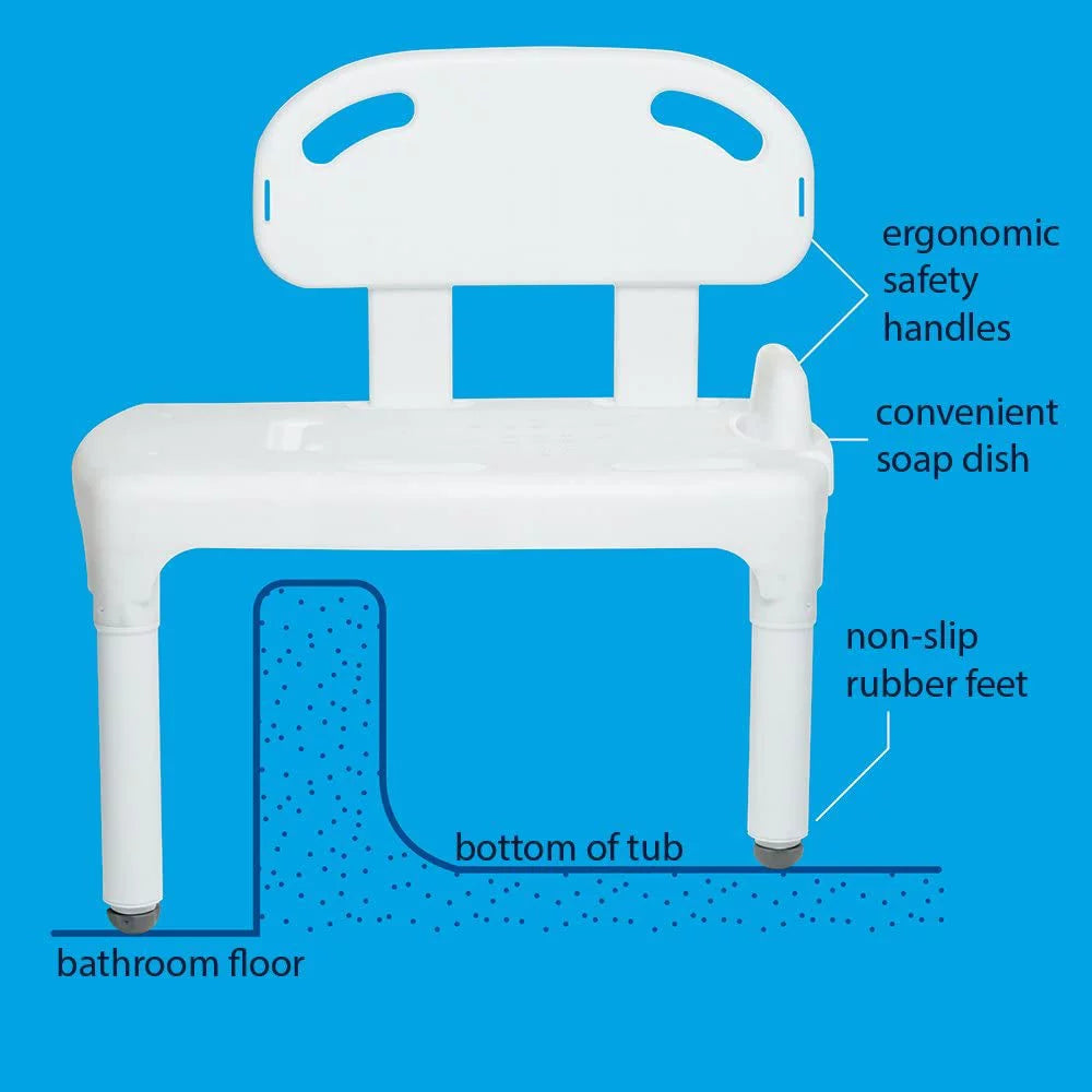 Height Adjustable Tub Transfer Bench P939361