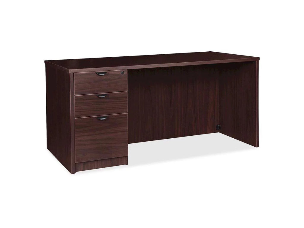 Espresso Laminate 3-Drawer Desk 72" x 36" x 29" V1912