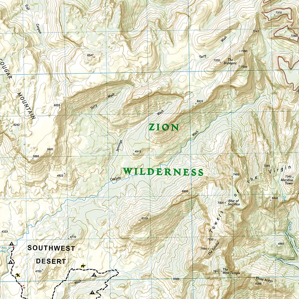 Zion National Park Map R276675